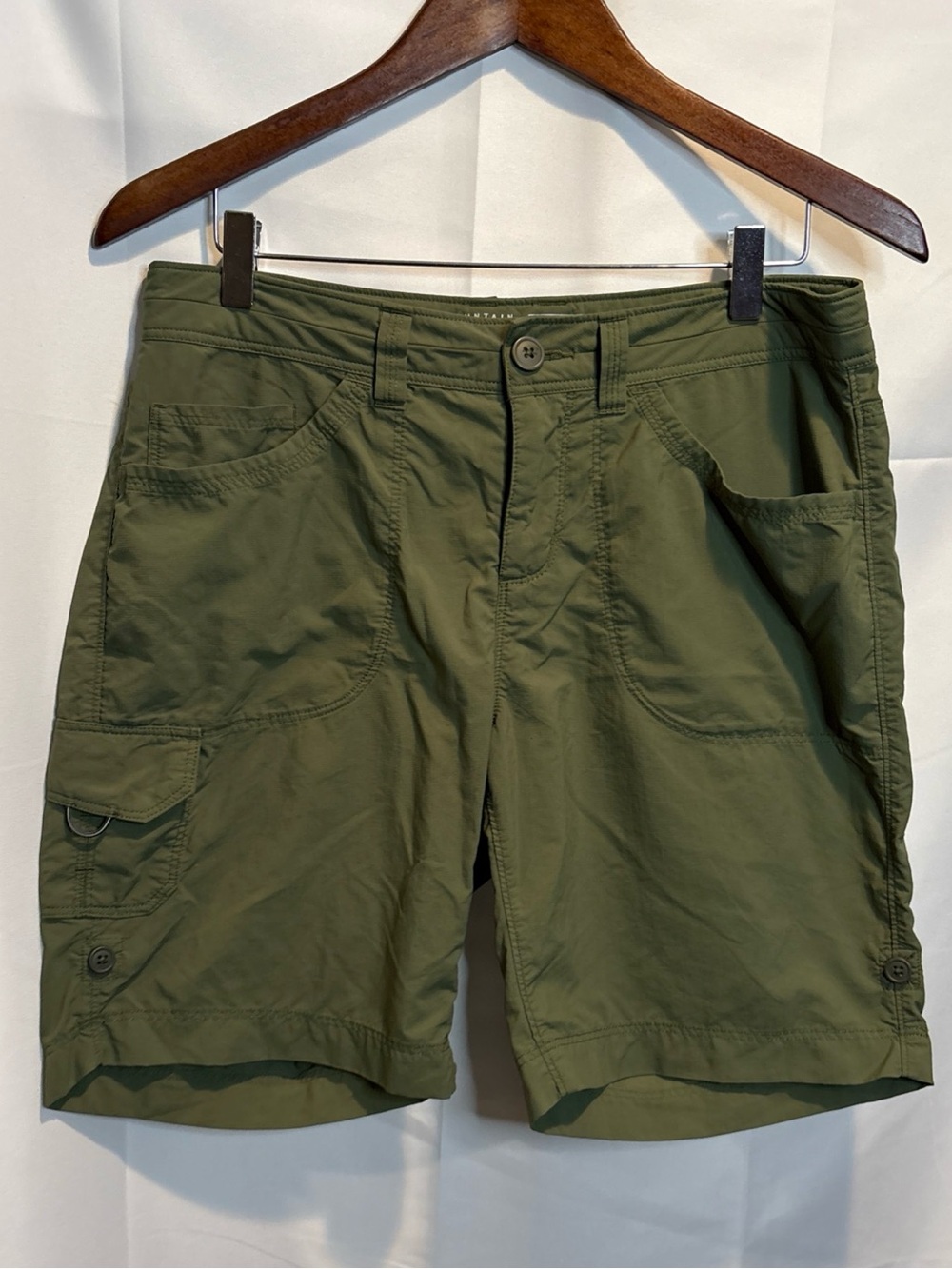 Mountain Hardwear Olive Green Women's Cargo Shorts